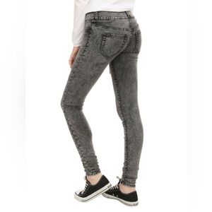 LOVEsick Black Acid Wash Super Skinny Jeans 15